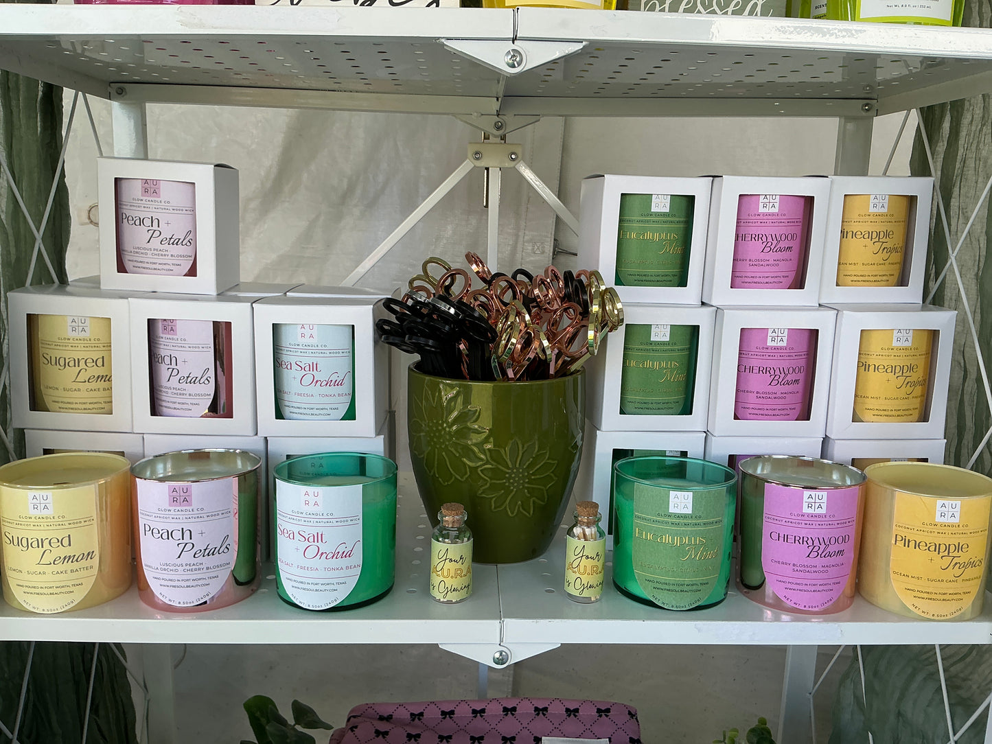 Summer Collection Wood Wick Candles